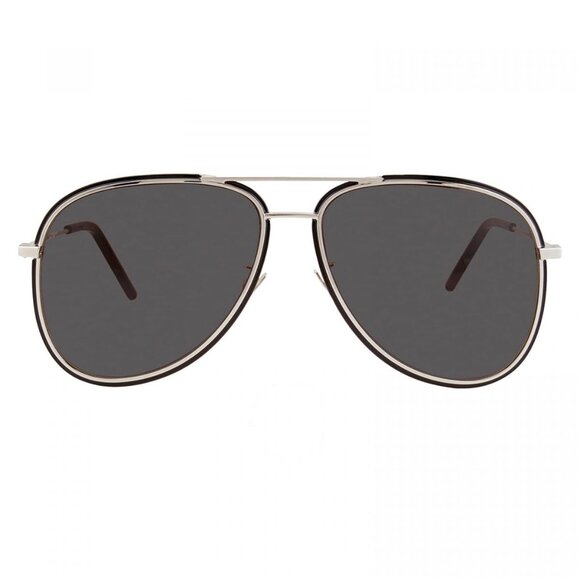 SAINT LAURENT  Fashion Unisex Black Aviator Sunglasses - Picture 1 of 2